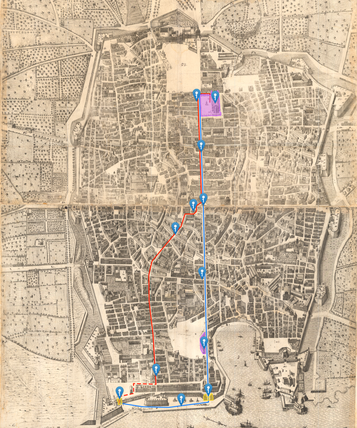 Festeggiamenti per il primo anniversario dal ritrovamento delle reliquie di Santa Rosalia (1625)