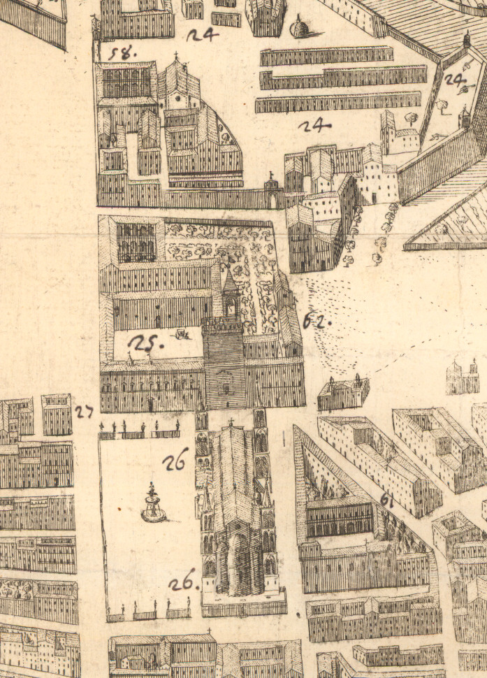 Palermo. Mappa di Gaetano Lazzara (1703)